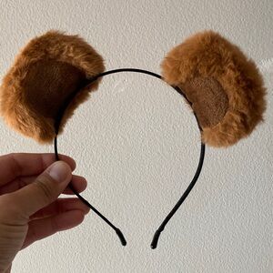 Caramel Brown Bear Headband